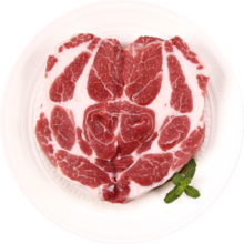精气神 国产山黑猪梅花肉400g 冷冻猪梅肉猪梅条肉 烧烤猪肉食材