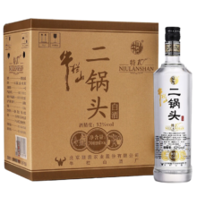 京东百亿补贴、plus会员:牛栏山二锅头 特10 清香型 白酒 52度 700ml*6瓶 整箱装【纯粮固态】