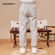Converse匡威童装男童长裤2023春秋儿童针织休闲运动裤子大童小童防蚊裤 岩岭灰(冬季加绒) 150 【150/63(M)】