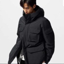 6日20点、88VIP：UNIQLO优衣库 高级保暖羽绒茄克冰雪羽绒户外连帽外套