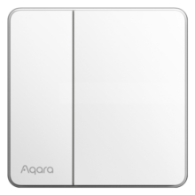 Aqara绿米联创智能墙壁开关卡农单零火通用接入Homekit 已接入米家 单键-初雪白-单零火通用