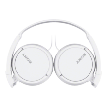 索尼（SONY） MDR-ZX110AP 耳机头戴式重低音手机电脑游戏有线耳机学生上网课学习办公耳麦 白色
