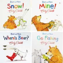 英文原版 Bear and Hare系列 纸板书4册 格林威奖作家 Emily Gravett