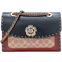 蔻驰（COACH）女包奢侈品Parker山茶花专柜款单肩包C4659【品牌授权】年货礼物