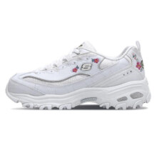SKECHERS斯凯奇女鞋时尚休闲鞋女士潮流绣花熊猫鞋女 11977/WHT 白色 35