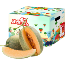 plus会员：京鲜生 海南哈密瓜 2粒 单果2.3斤起 净重5斤+凑单品