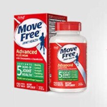 PLUS会员：Move Free 益节 维骨力氨糖软骨素含MSM 美国原装进口  绿瓶120粒*3件