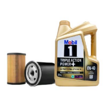 美孚（Mobil）金美孚保养单次卡 0W-40 SP 4L  含机油+机滤+工时