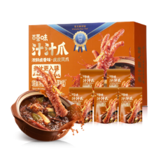 plus会员:百草味 虎皮凤爪浓鲜卤香味450g