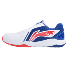 李宁（LI-NING）李宁LINING疾风PRO羽毛球鞋防滑透气减震比赛运动鞋 AYZS018-1 标准白/疾风SE 43=270mm