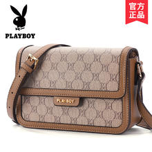 PLAYBOY 斜挎包女士2024新款秋冬小方包百搭单肩包时尚复古通勤包