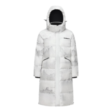 20点：BOSIDENG 波司登 情侣款 廓形长款羽绒服 B30143320 云雾雪山