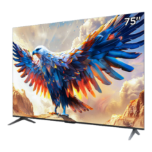 FFALCON雷鸟 【固定挂架送装一体】鹏7 24款 75英寸游戏电视 144Hz 4+64GB 4K液晶平板电视机75S585C