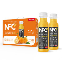 农夫山泉 NONGFU SPRING NFC果汁 100%鲜榨箱装果蔬汁饮料 鲜果冷压榨 常温保存 橙汁300ml*10瓶