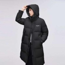 BOSIDENG 波司登 90绒 连帽羽绒服 中长款