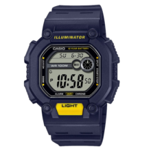 卡西欧（CASIO） 卡西欧手表CASIO户外运动防水电子表学生时尚多功能复古小方表 W-737H-2A