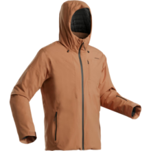 迪卡侬滑雪服男士保暖轻便滑雪衣SKI500棕XXL-4780336