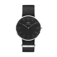 丹尼尔惠灵顿（DanielWellington）DW手表北欧风简约男士腕表40mm尼龙带石英表新年礼物DW00100149