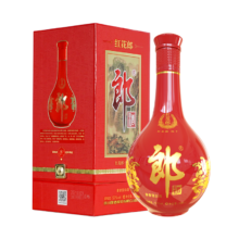 京东百亿补贴、PLUS会员：郎酒红花郎10 酱香型 高度白酒 53度 500ml 单瓶装 年货送礼