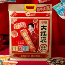 洽洽 巨型瓜子零食大礼包内含40袋 800g*2件 买一赠一