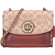 蔻驰（COACH）【品牌直供】PARKER18女士小号山茶花单肩斜挎包30592B4RU