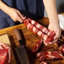 游牧御品 【烧烤季】内蒙古红柳羊肉串418g/袋10串烧烤食材高原红柳木串制 红柳枝羊肉串418g*5袋（50串）