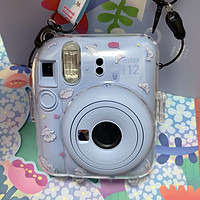 FUJIFILM 富士 一次成像相机 礼物旅游拍立得相机 mini12 绣球蓝 官方标配