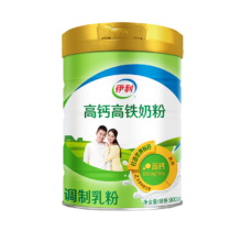 伊利高钙高铁全家奶粉 900g罐装