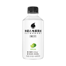 外星人电解质水0糖0卡饮料 青柠口味 300mL*12瓶 整箱装