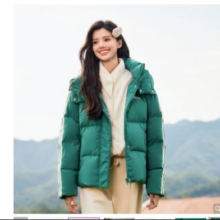 Semir 森马 女士撞色羽绒服外套