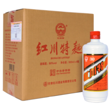 红川50度红川特曲无盒500ml*6瓶 纯粮白酒浓香型红川酒 京D仓发货 50度 500mL 6瓶