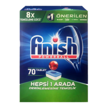 亮碟（finish）亮碟finish洗碗块三合一洗碗机洗涤剂免软水盐漂洗剂洗碗粉洗碗块 80块 1盒 三合一洗碗块原味 入会享好礼