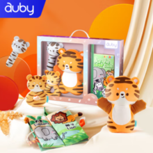 auby 澳贝 儿童玩具  澳贝小虎安抚启蒙新生礼盒