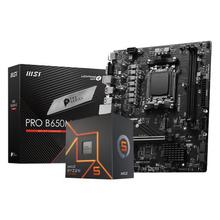 微星 Pro B650M-E D5主板+AMD 锐龙R7-9700X 处理器 板U套装