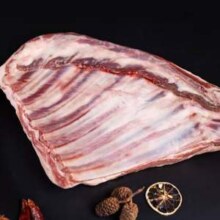 鲜京采 新西兰原切带骨羊排2KG