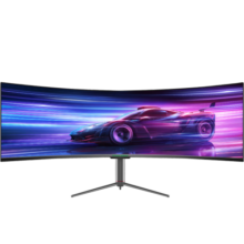 泰坦军团49英寸曲面屏144Hz Type-C65W HDR 32:9双显带鱼屏 电竞办公炒股票 旋转升降准4K电脑显示器C49SHC