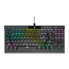 美商海盗船 K70 PRO RGB MK.2 机械键盘 游戏键盘 CHERRY 樱桃轴 K70 TKL 87键【RGB光轴 PBT键帽】