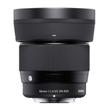 适马（SIGMA）56mm F1.4 DC DN｜Contemporary 半画幅 大光圈定焦镜头 人像肖像特写（富士X卡口镜头）