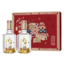 预售：水井坊 井台 52度 浓香型白酒 520ml*2瓶 礼盒装