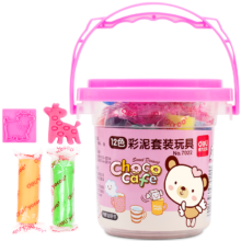 得力 12色超轻粘土手提桶装*3件