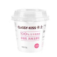 CLASSY.KISS 卡士 草莓味鲜酪乳 120g*6杯*4件