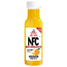 PLUS会员：福兰农庄NFC100%橙汁 果汁箱装300mL*6瓶*2件
