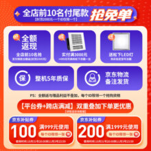 松下（Panasonic）风暖浴霸 暖风照明排气一体智能浴室暖风机 吊顶式卫生间换气浴霸 2100W主推速暖款-RB20Y1