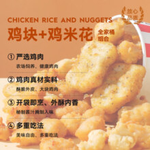大希地鸡米花空气炸锅食材炸鸡上校鸡块鸡翅原味黑椒油炸小吃源头直发 500g 鸡米花250g+上校鸡块250g