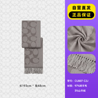 COACH 蔻驰 男女同款围巾经典印花百搭保暖绵羊毛绒情侣款 CU807