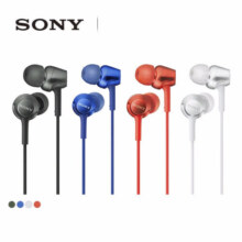 索尼（SONY） MDR-EX255AP 耳机入耳式有线带麦手机通话高音质K歌适用安卓 黑色