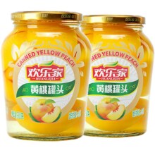 88VIP: 欢乐家 糖水黄桃罐头900g×2罐 *2件 +凑单