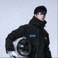 bosideng 波司登 太空系列 时尚国潮 男女款连帽羽绒服外套