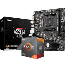 AMD 锐龙R5 5600盒装微星主板CPU套装技嘉板U套装