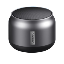 联想（Lenovo）音响蓝牙音箱低音炮高音质电脑桌面音响车载迷你小型台式机收款电脑家用便携式扬声器 钛钢黑【TWS互联&超长续航】